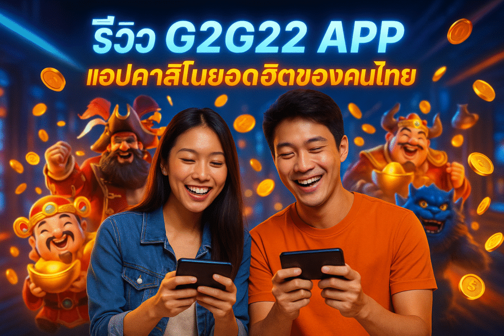 รีวิว G2G22 APP แอปคาสิโนยอดฮิตของคนไทย