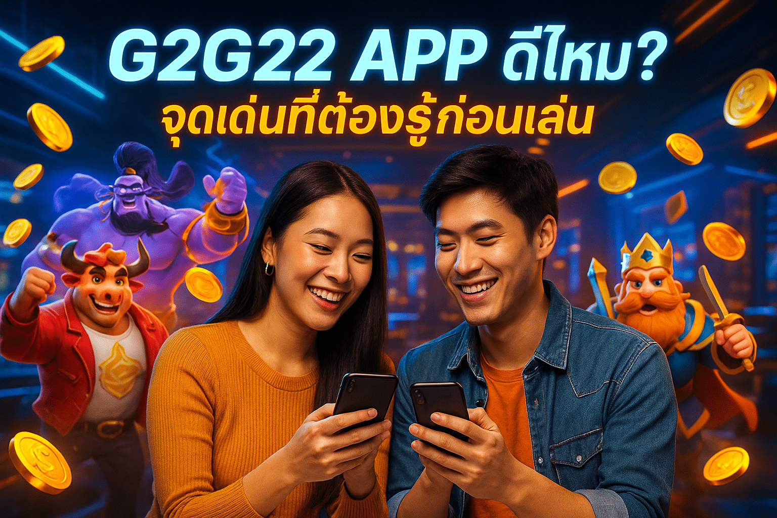 G2G22 APP จุดเด่นที่ต้องรู้ก่อนเล่น
