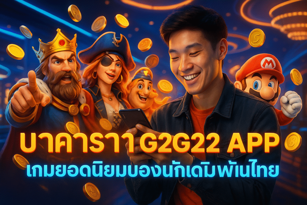 บาคาร่า G2G22 APP เกมยอดนิยมของนักเดิมพันไทย