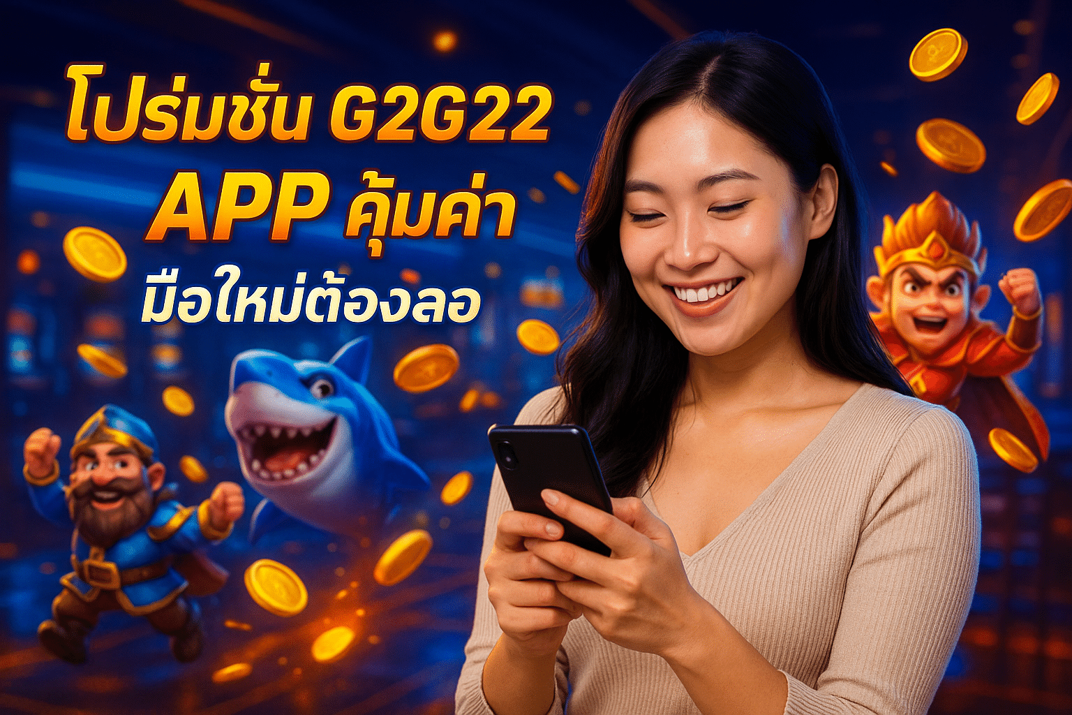 โปรโมชั่น G2G22 APP คุ้มค่า มือใหม่ต้องลอง