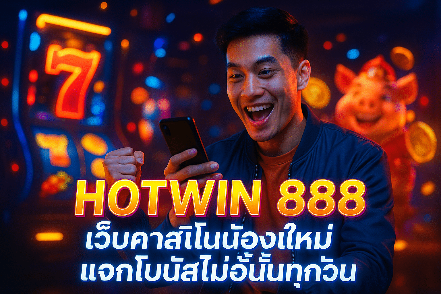 HOTWIN 888 เว็บคาสิโนน้องใหม่ แจกโบนัสไม่อั้นทุกวัน